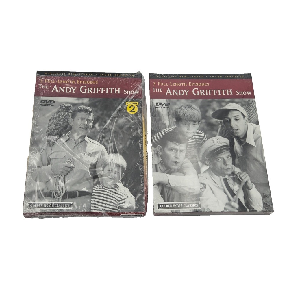 Andy Griffith Show DVD Lot Sealed Classic TV Vintage Episodes 2 Volume Set